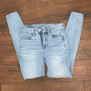 American Eagle high rise skinny jeans